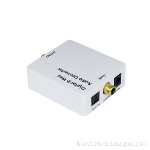 Digital 2-way Audio Converter, Coaxial to Toslink or Toslink to Coaxial
